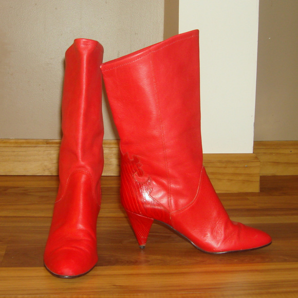 80s high heel boots